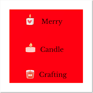 Merry Candle Crafting Posters and Art